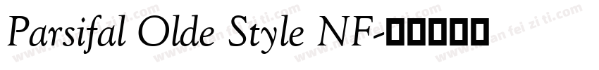Parsifal Olde Style NF字体转换